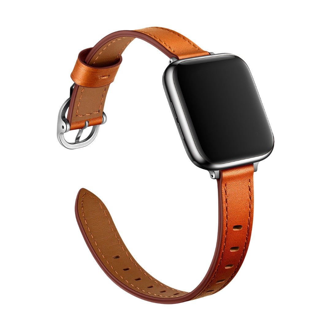 Correa para Apple Watch, hebilla ovalada, acabado plata, negro u oro rosa, modelo Yrana