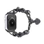 Correa Apple Watch, de cadena con corazón, para mujer, modelo Donatia
