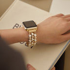 Correa Apple Watch, con motivo de corazones, para mujer, modelo Jimena