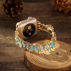 Correa Apple Watch, con motivo de mariposas, para mujer, modelo Florencia