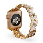 Correa Apple Watch, con motivo de mariposas, para mujer, modelo Florencia