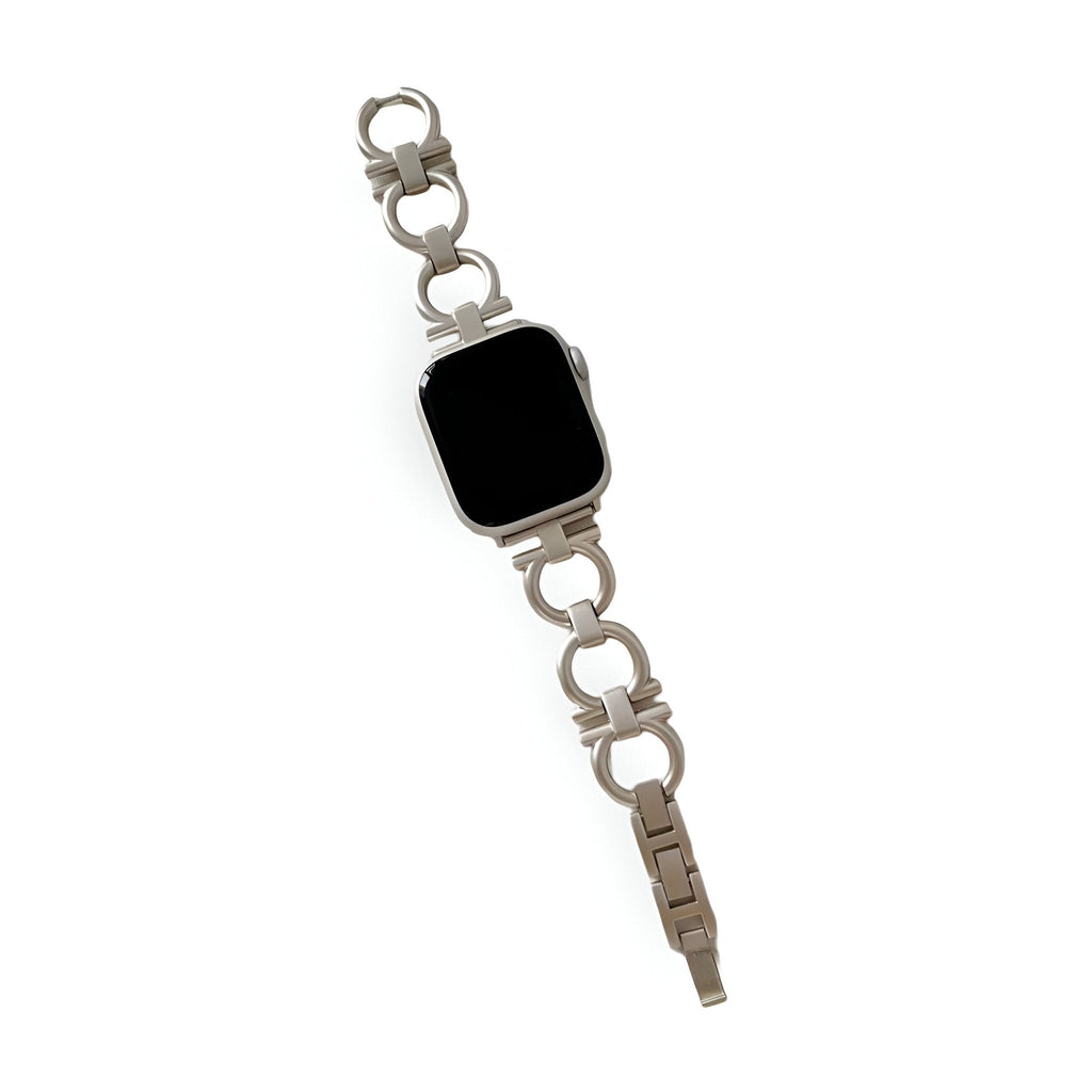 Correa Apple Watch, de diseño circular, para mujer, modelo Anima