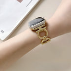 Correa Apple Watch, de diseño circular, para mujer, modelo Anima