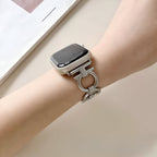 Correa Apple Watch, de diseño circular, para mujer, modelo Anima