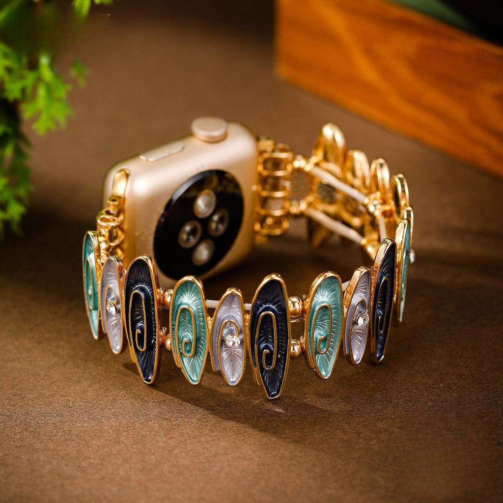 Correa Apple Watch, de look colorido, para mujer, modelo Marisol