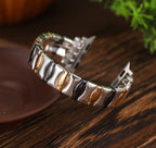 Correa Apple Watch, eslabones ondulados tricolor, para mujer, modelo Dolores