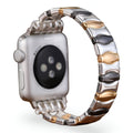 Correa Apple Watch, eslabones ondulados tricolor, para mujer, modelo Dolores
