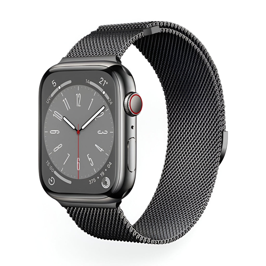 Correa de Apple Watch, de acero inoxidable, unisex, modelo Vyrn