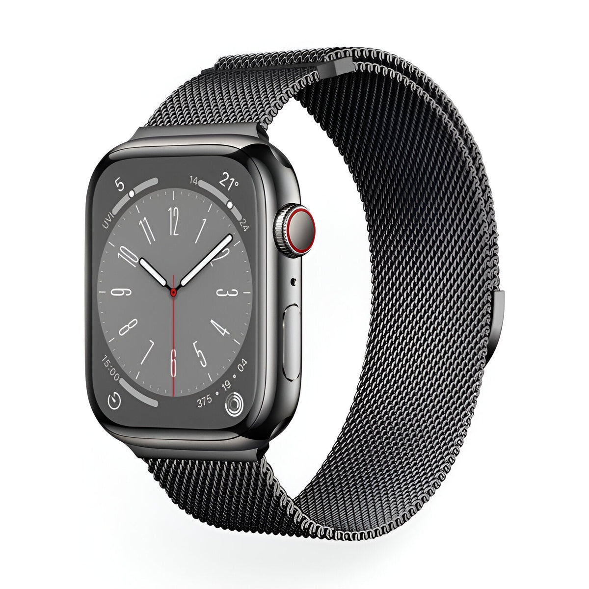 Correa de Apple Watch, de acero inoxidable, unisex, modelo Vyrn