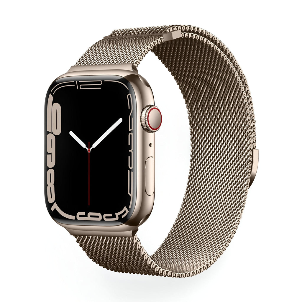 Correa de Apple Watch, de acero inoxidable, unisex, modelo Vyrn