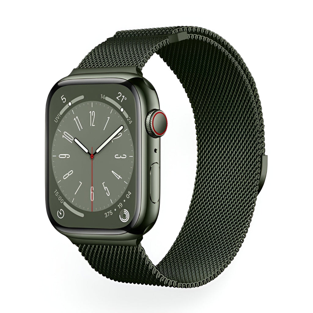 Correa de Apple Watch, de acero inoxidable, unisex, modelo Vyrn