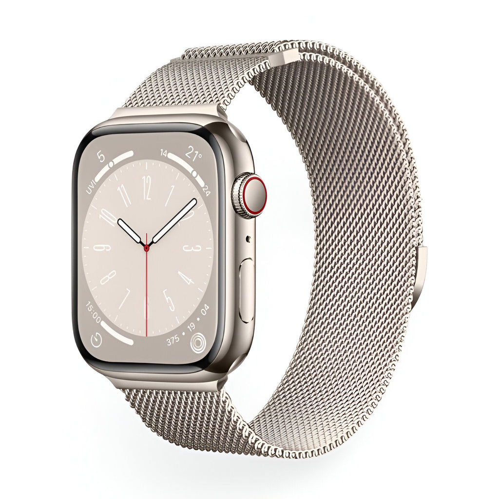 Correa de Apple Watch, de acero inoxidable, unisex, modelo Vyrn