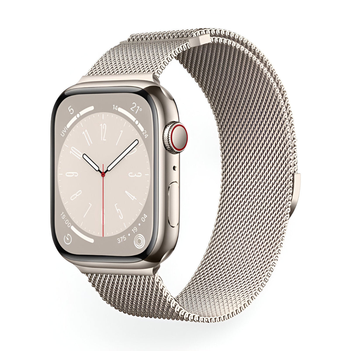 Correa de Apple Watch, de acero inoxidable, unisex, modelo Vyrn