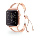 Correa Apple Watch, de acero inoxidable, para mujer, modelo Graciela