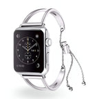 Correa Apple Watch, de acero inoxidable, para mujer, modelo Graciela