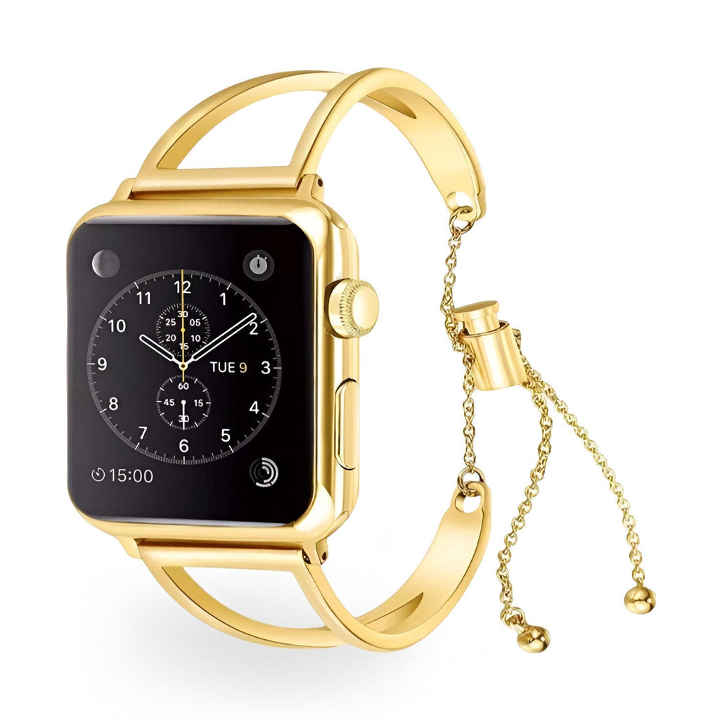 Correa Apple Watch, de acero inoxidable, para mujer, modelo Graciela