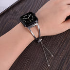 Correa Apple Watch, de acero inoxidable, para mujer, modelo Graciela