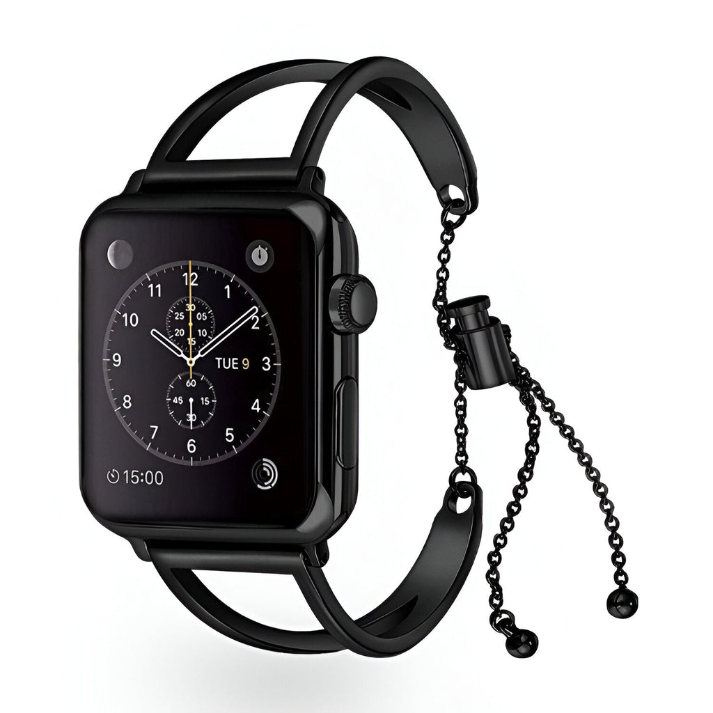 Correa Apple Watch, de acero inoxidable, para mujer, modelo Graciela