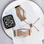Correa Apple Watch, de acero inoxidable, para mujer, modelo Lorena