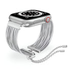 Correa Apple Watch, de acero inoxidable, para mujer, modelo Lorena