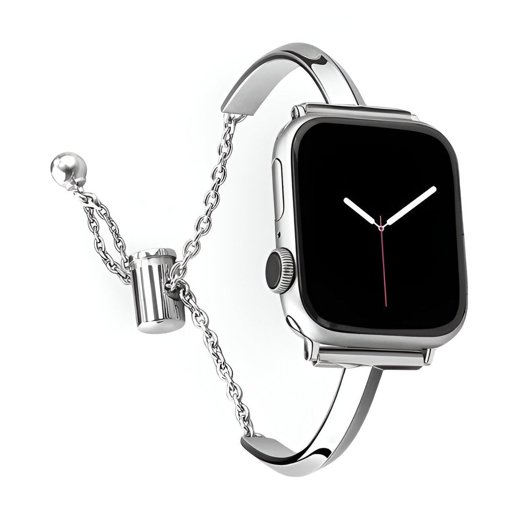 Correa Apple Watch, de acero inoxidable, para mujer, modelo Minoa