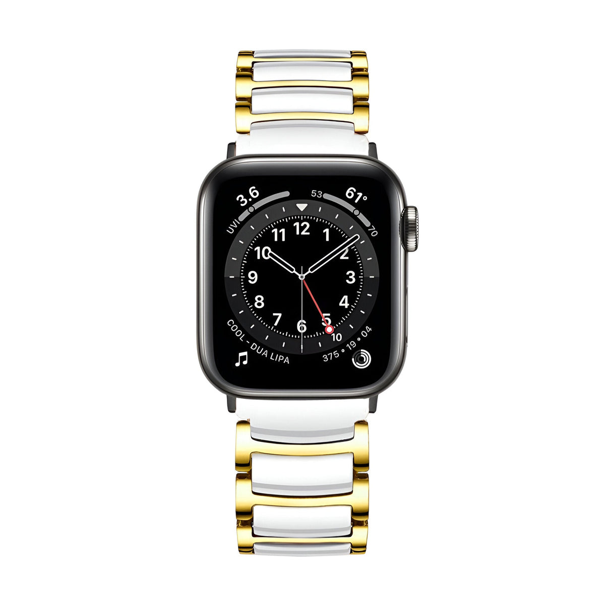 Correa Apple Watch, de acero inoxidable, look chic y lujoso, modelo Delta