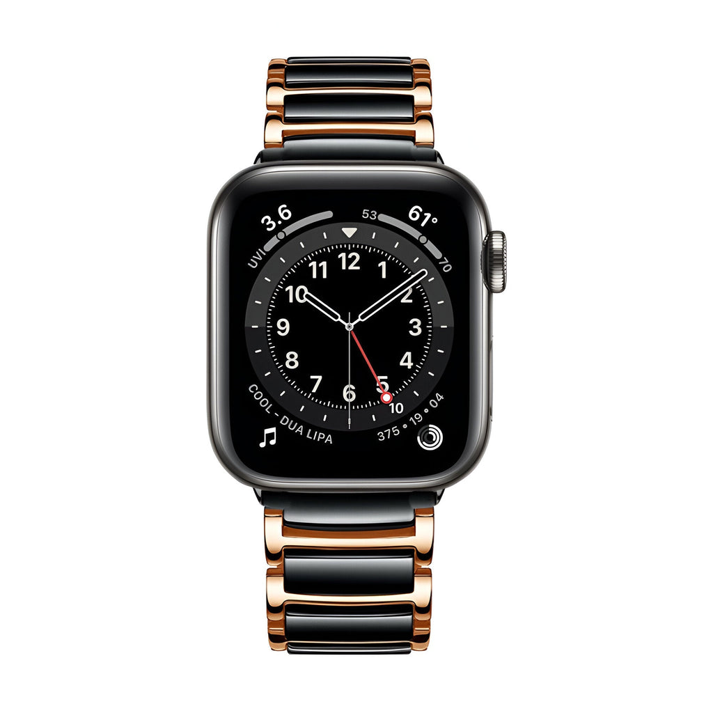 Correa Apple Watch, de acero inoxidable, look chic y lujoso, modelo Delta