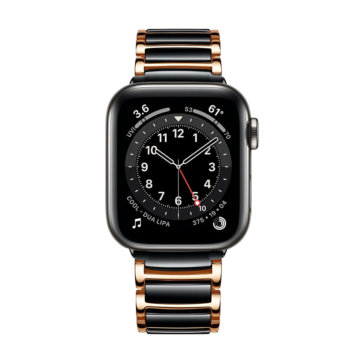 Correa Apple Watch, de acero inoxidable, look chic y lujoso, modelo Delta