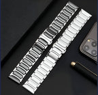 Correa Apple Watch, de acero inoxidable, look chic y lujoso, modelo Delta
