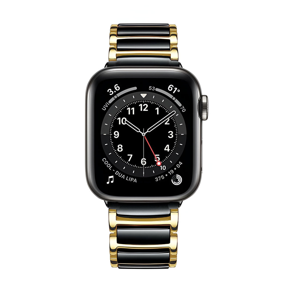 Correa Apple Watch, de acero inoxidable, look chic y lujoso, modelo Delta