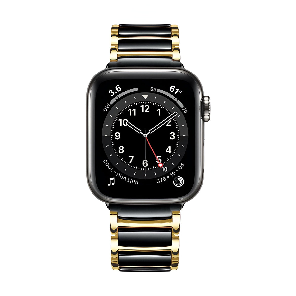 Correa Apple Watch, de acero inoxidable, look chic y lujoso, modelo Delta