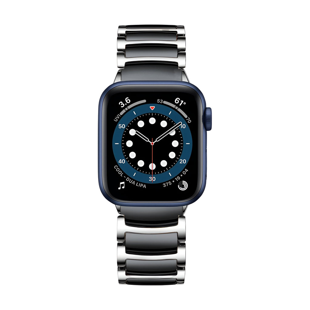Correa Apple Watch, de acero inoxidable, look chic y lujoso, modelo Delta