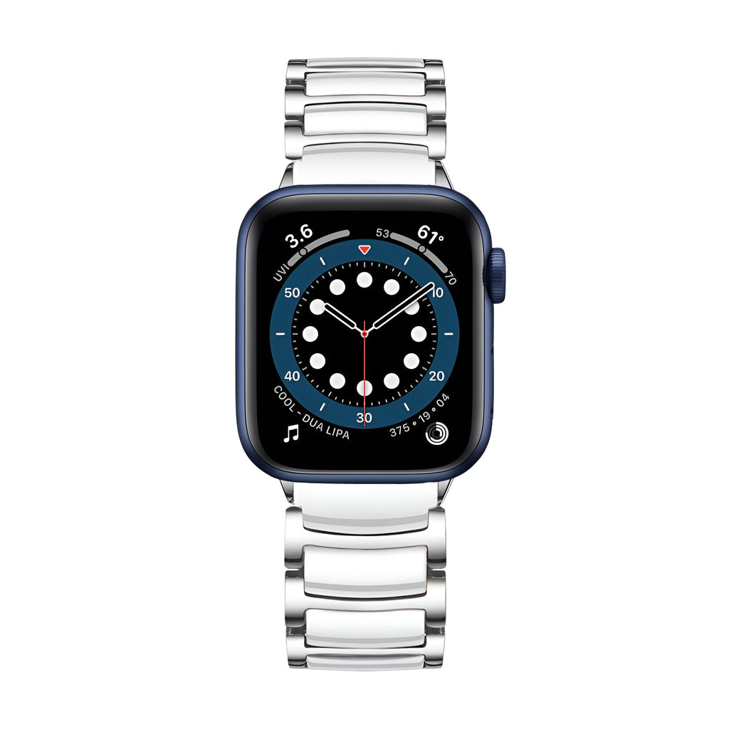 Correa Apple Watch, de acero inoxidable, look chic y lujoso, modelo Delta