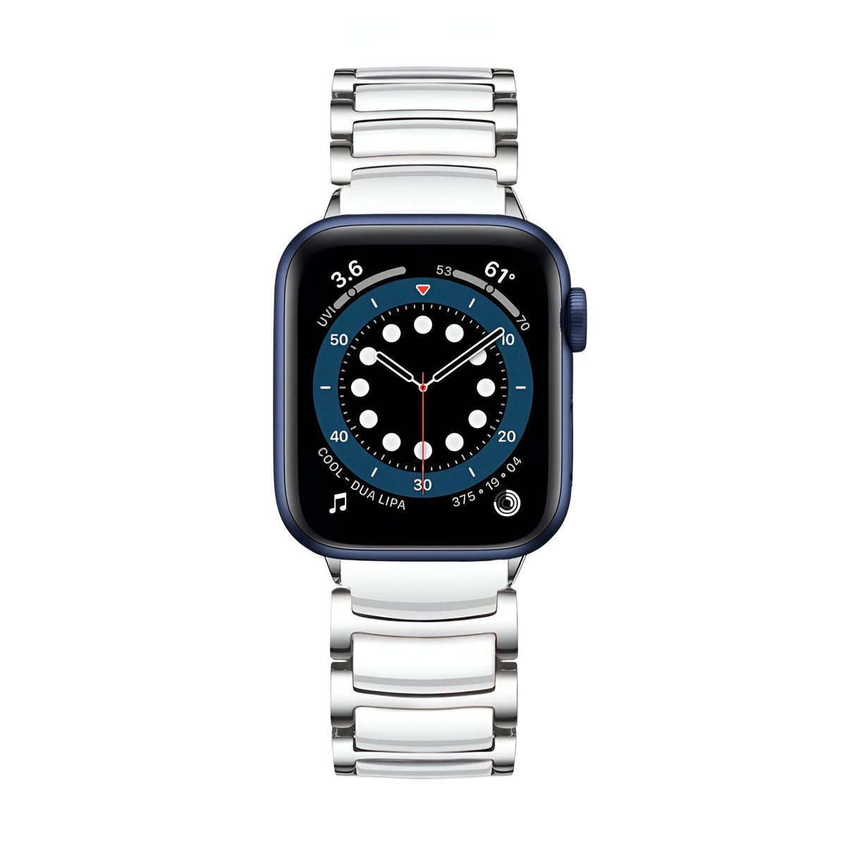 Correa Apple Watch, de acero inoxidable, look chic y lujoso, modelo Delta