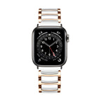 Correa Apple Watch, de acero inoxidable, look chic y lujoso, modelo Delta