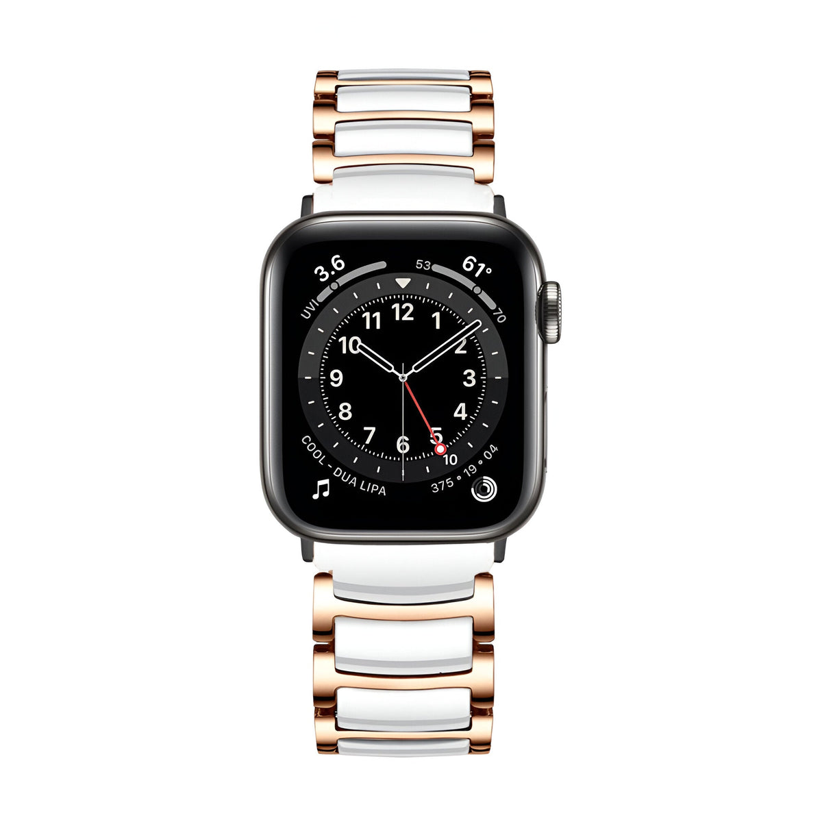 Correa Apple Watch, de acero inoxidable, look chic y lujoso, modelo Delta