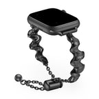 Correa Apple Watch, de metal torsionado, para mujer, modelo Estela