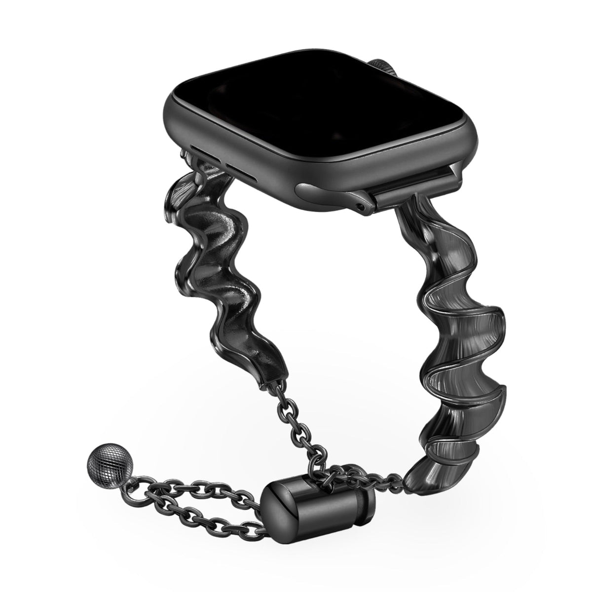 Correa Apple Watch, de metal torsionado, para mujer, modelo Estela