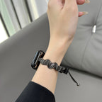 Correa Apple Watch, de metal torsionado, para mujer, modelo Estela