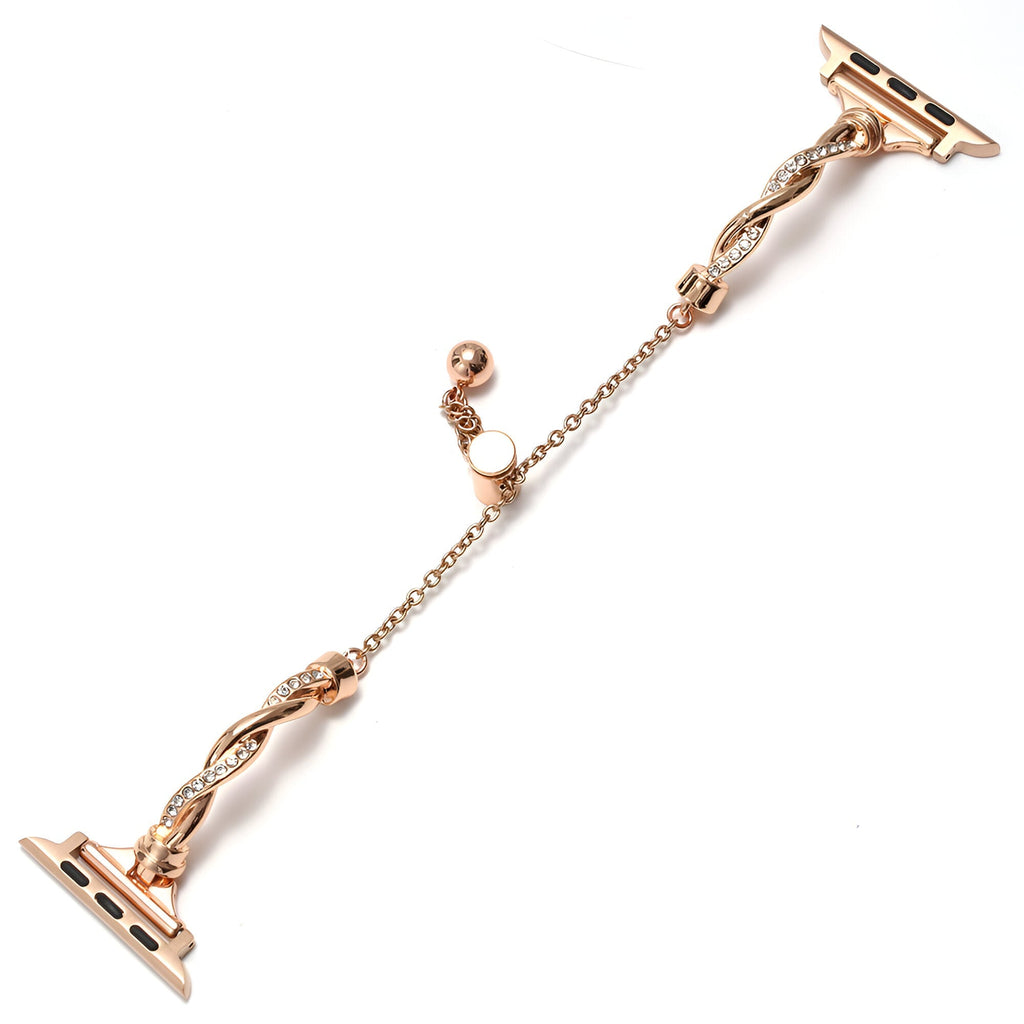Correa Apple Watch, de metal torsionado, para mujer, modelo Roxy