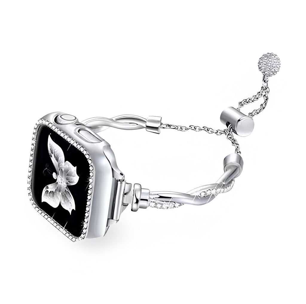 Correa Apple Watch, de metal torsionado, para mujer, modelo Roxy