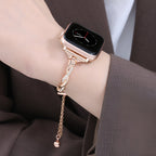 Correa Apple Watch, de metal torsionado, para mujer, modelo Roxy
