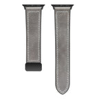 Correa Apple Watch de silicona con aspecto de piel, cierre magnético, modelo Kaelith