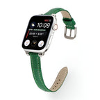 Correa Apple Watch con motivo cocodrilo grabado, cierre de hebilla, para mujer, modelo Rynara