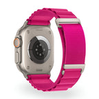 Correa de Apple Watch, de nailon con hebilla alpina, unisex, modelo Zane
