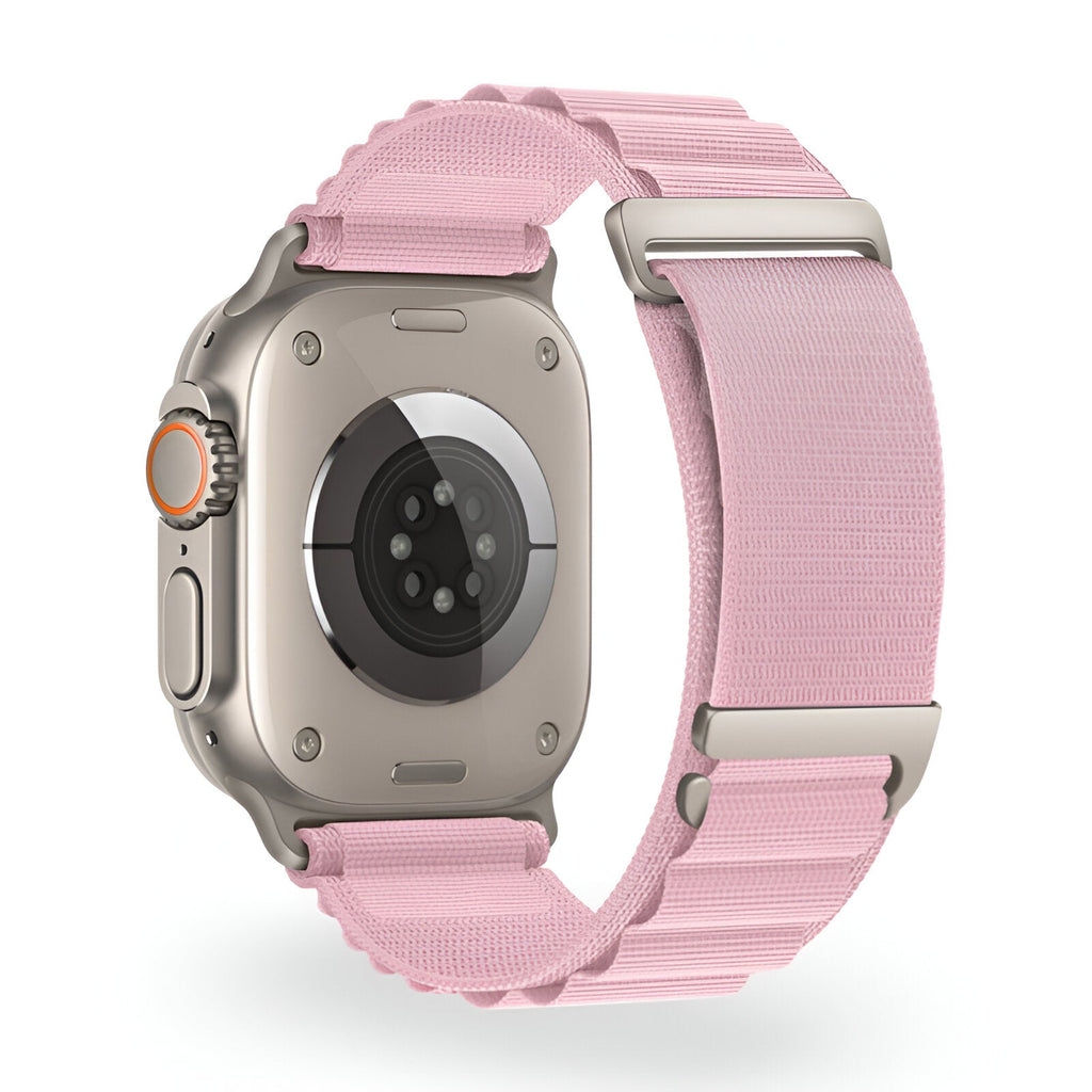Correa de Apple Watch, de nailon con hebilla alpina, unisex, modelo Zane