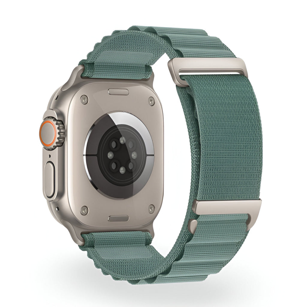 Correa de Apple Watch, de nailon con hebilla alpina, unisex, modelo Zane