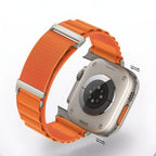 Correa de Apple Watch, de nailon con hebilla alpina, unisex, modelo Zane