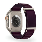 Correa de Apple Watch, de nailon con hebilla alpina, unisex, modelo Zane