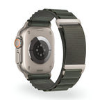 Correa de Apple Watch, de nailon con hebilla alpina, unisex, modelo Zane